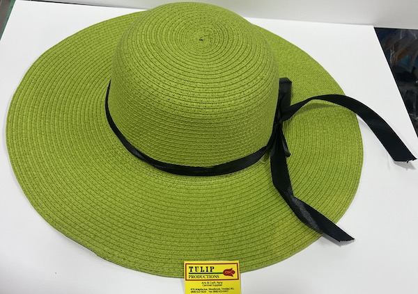 Ladies Wide Rim Hat Green